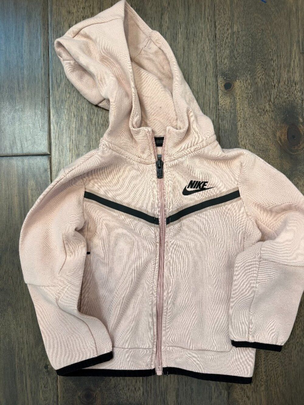 Girls Nike Light Pink Full Zip Sweatshirt Jacket Size 2T